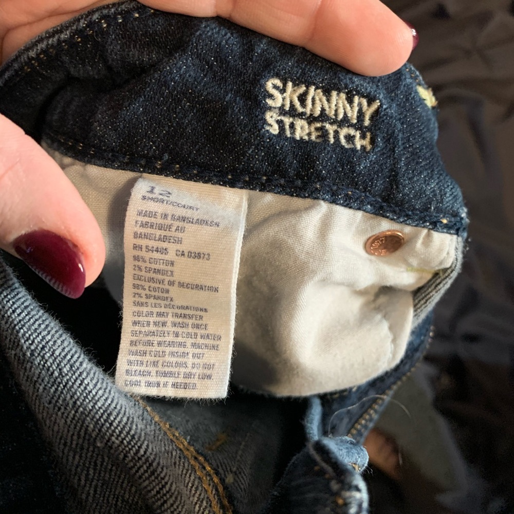 AEO skinny jeans 12 short